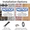 Signmission Primary Evacuation Point In Case Of Emergency, 14 in W x Rectangle, Plastic OS-2PACK-NS-P-1014-L-17803 - alternate 4